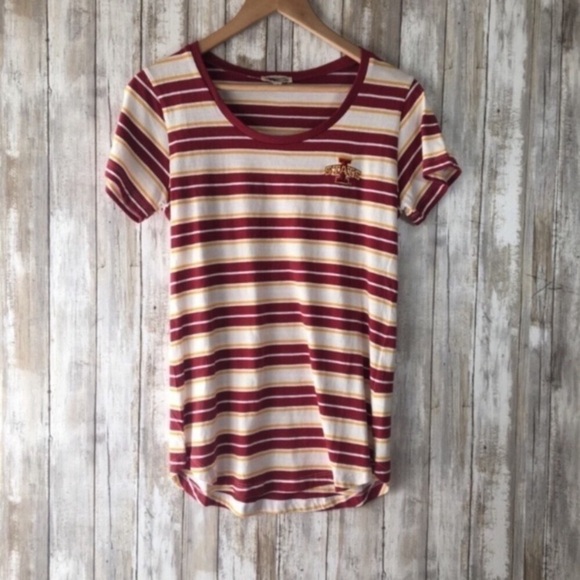 NCAA Tops - NCAA lowa State Cyclones Striped Tee